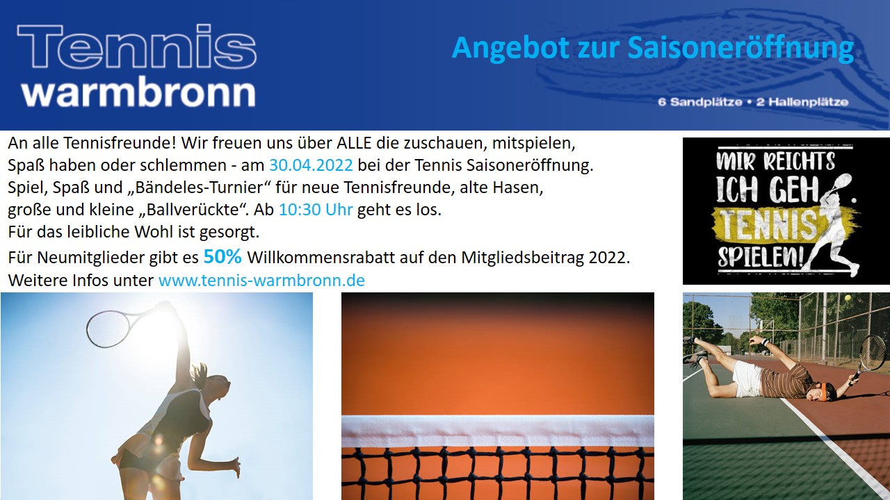 220331 Saisoneröffnung Anzeige